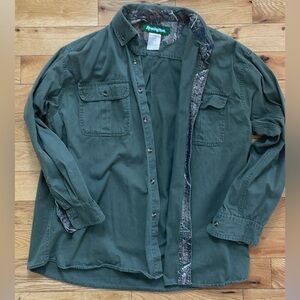 Remington Men's Green Jacket - Vintage XL